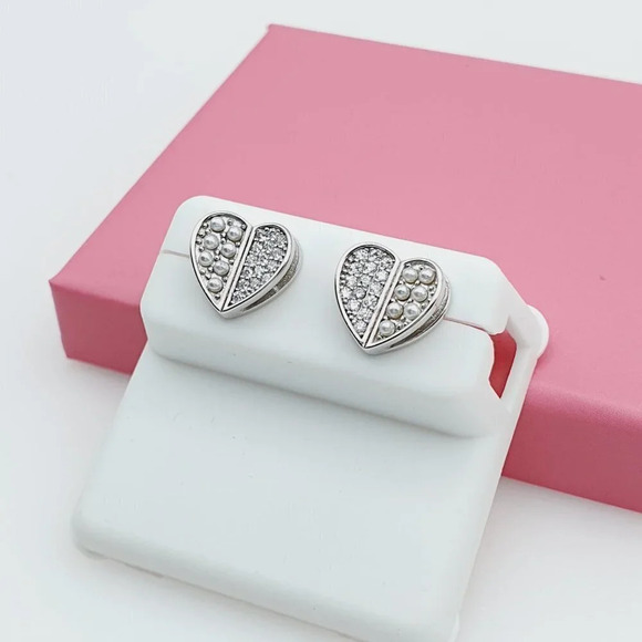 "925 Sterling Silver Cubic Zirconia Earrings, U19254575 - Picture 5 of 11